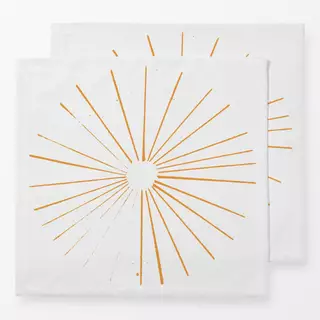 Servietten sun is high