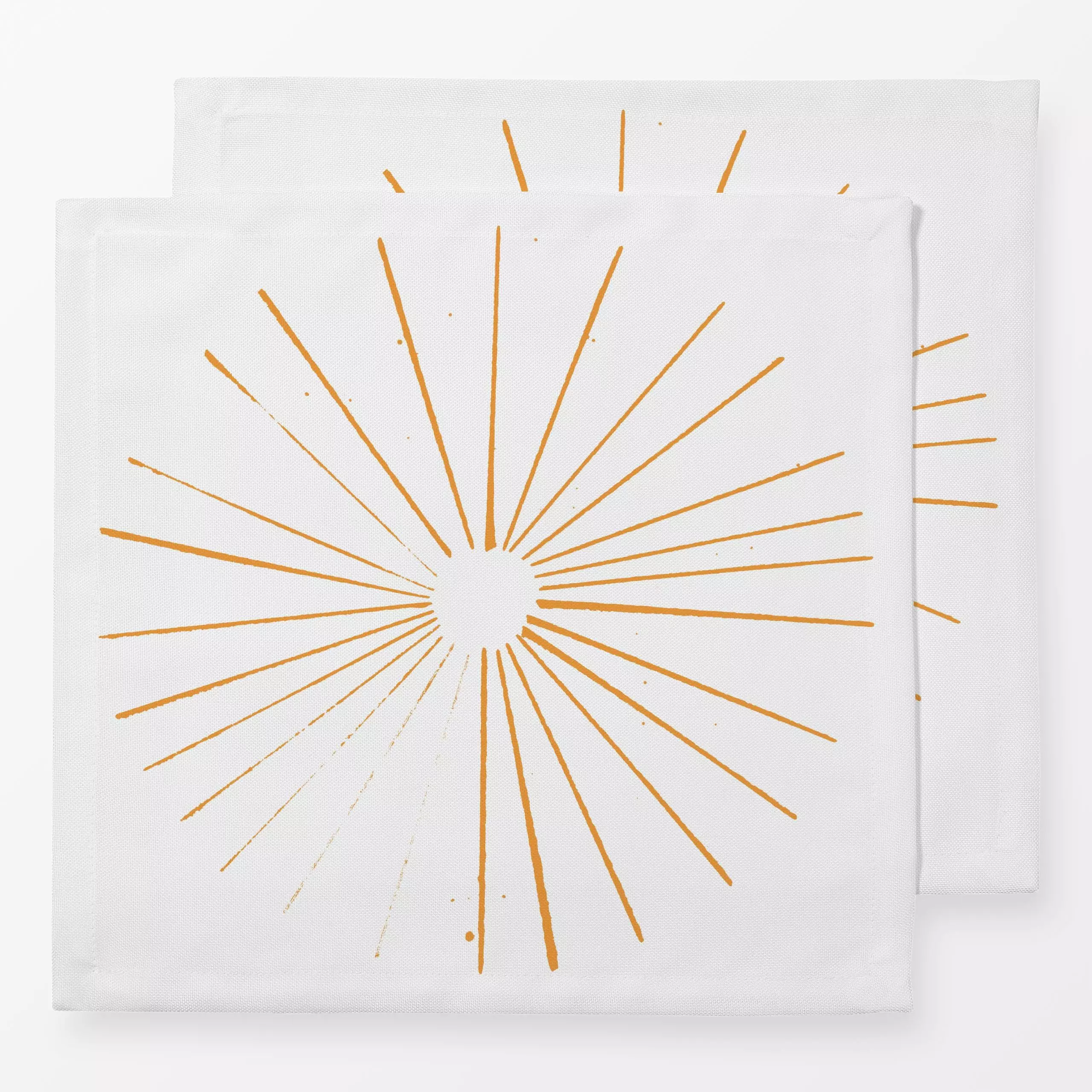 Servietten sun is high - Sommer, Symbole & Muster - von „LEEMO"; minimal, linie, Acryl, Illustration, abstrakt, Sonne