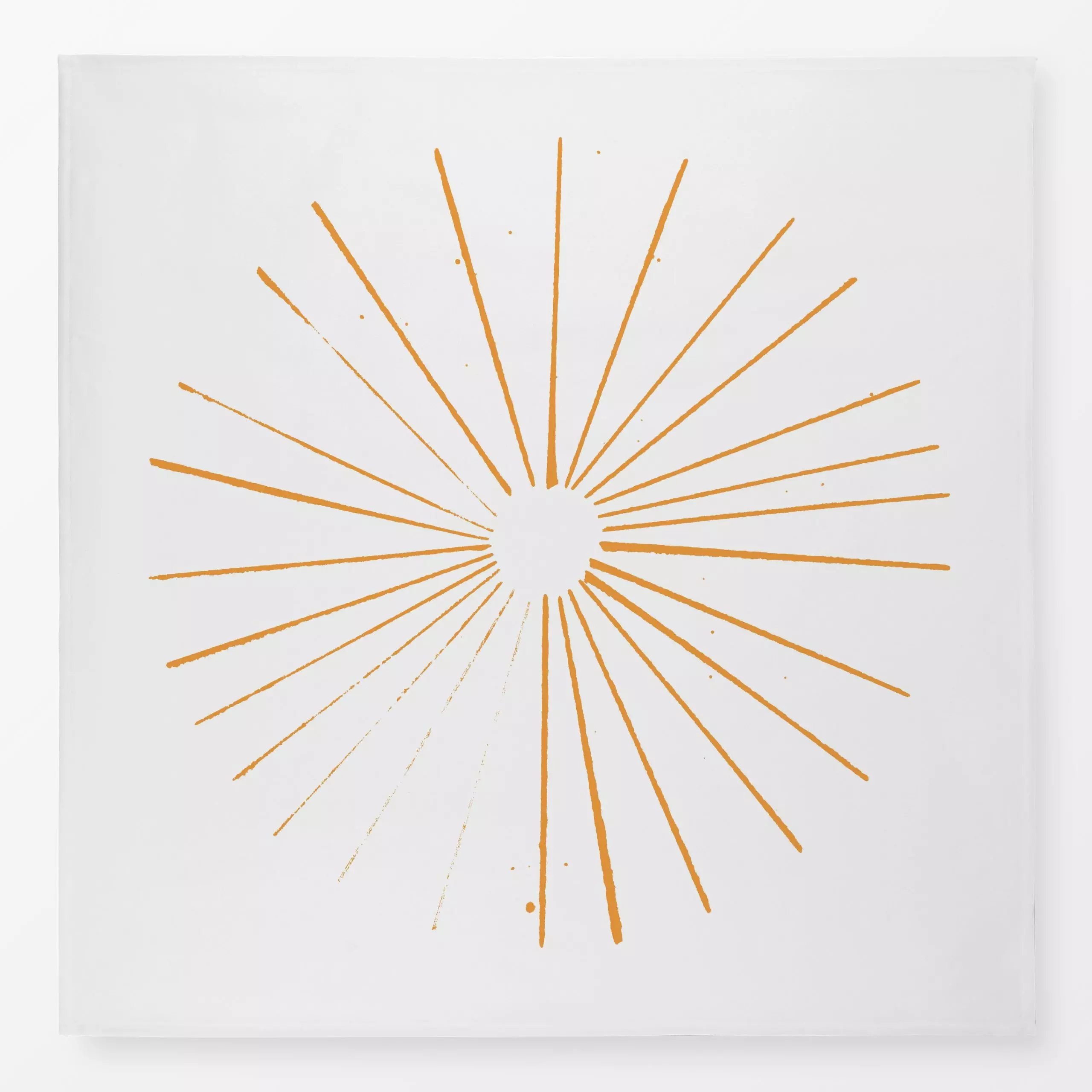 Tischdecke sun is high - Sommer, Symbole & Muster - von „LEEMO"; minimal, linie, Acryl, Illustration, abstrakt, Sonne