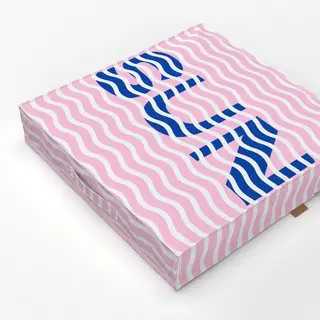 Bodenkissen Sun Waves Blue