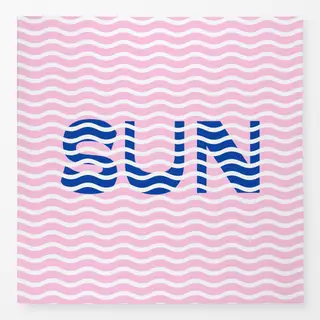 Tischdecke Sun Waves Blue