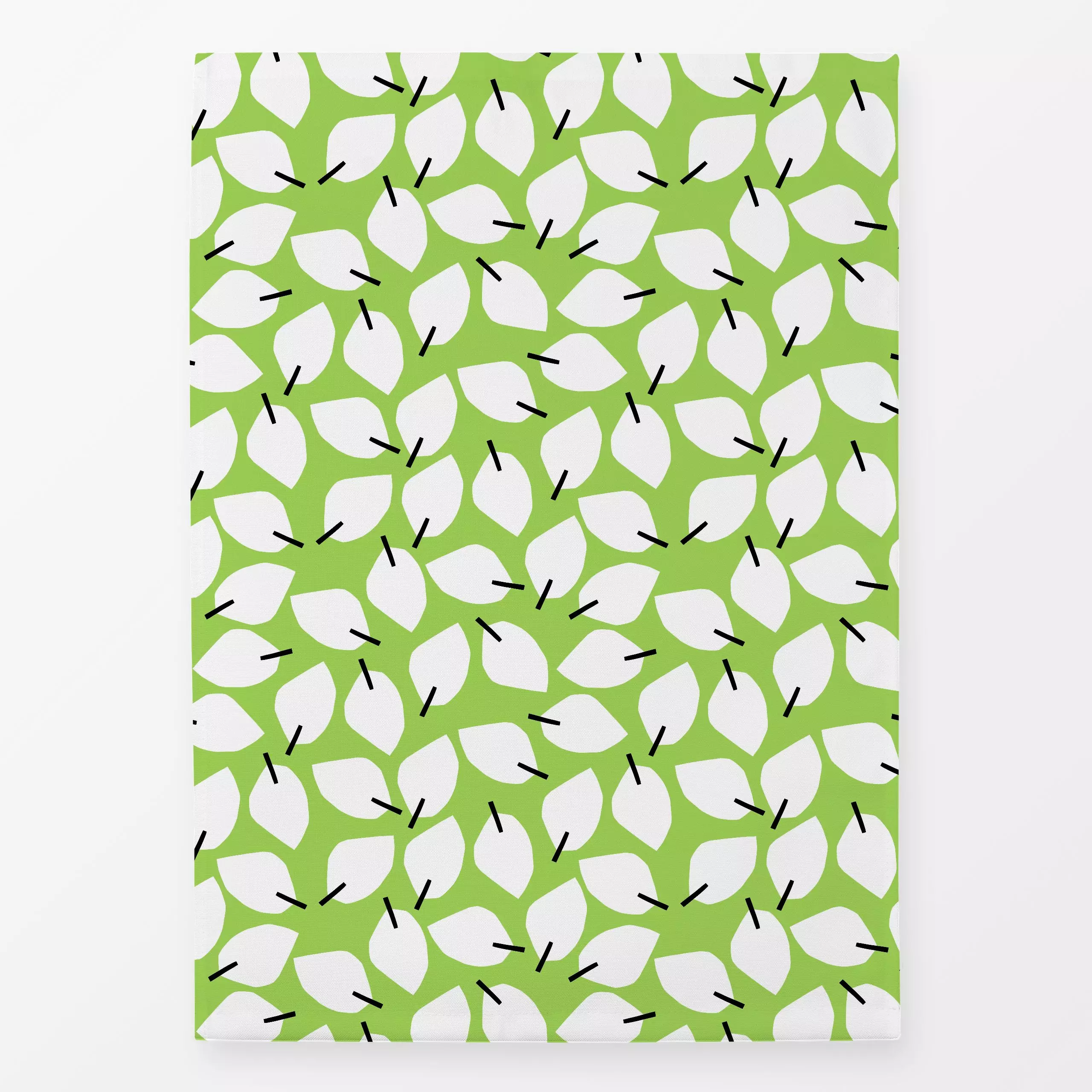 Geschirrtücher Abstract Leaves Green - Blumen & Florales, Symbole & Muster - von „Lisa Jasmin Bauer"; Muster, abstrakt, Blät...