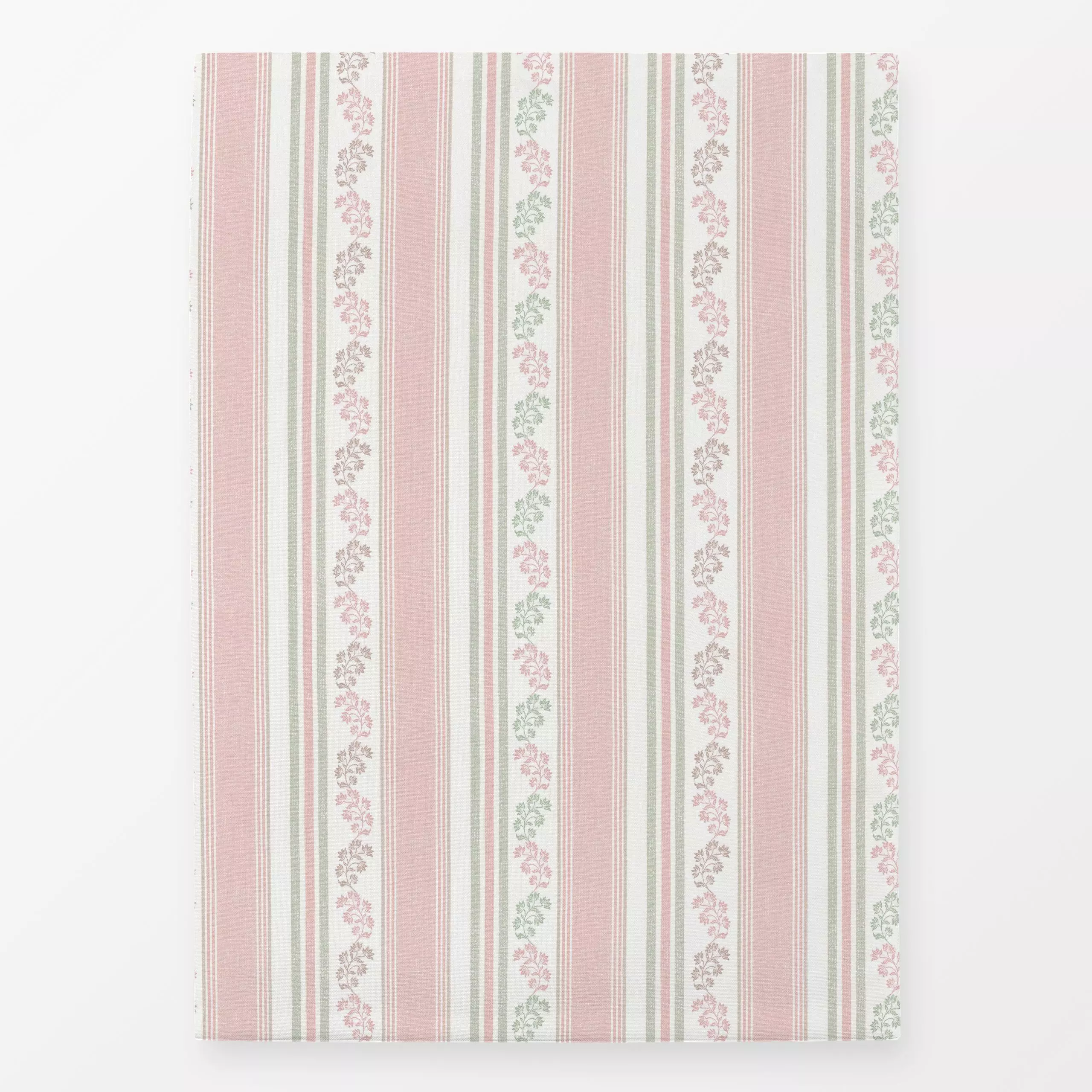 Geschirrtücher Vintage stripes sage pink - Blumen & Florales, Symbole & Muster, Retro & Vintage - von „Bloomery Decor"; flor...