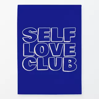 Geschirrtuch Self Love Club Blau