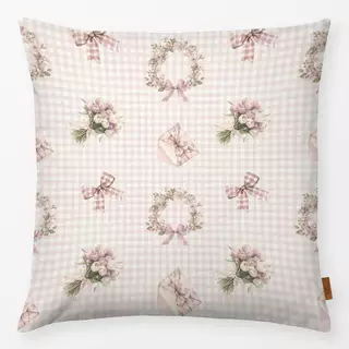 Kissen Coquette Gingham Rosa Spring