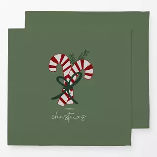 Servietten Cosy Christmas Zuckerstange