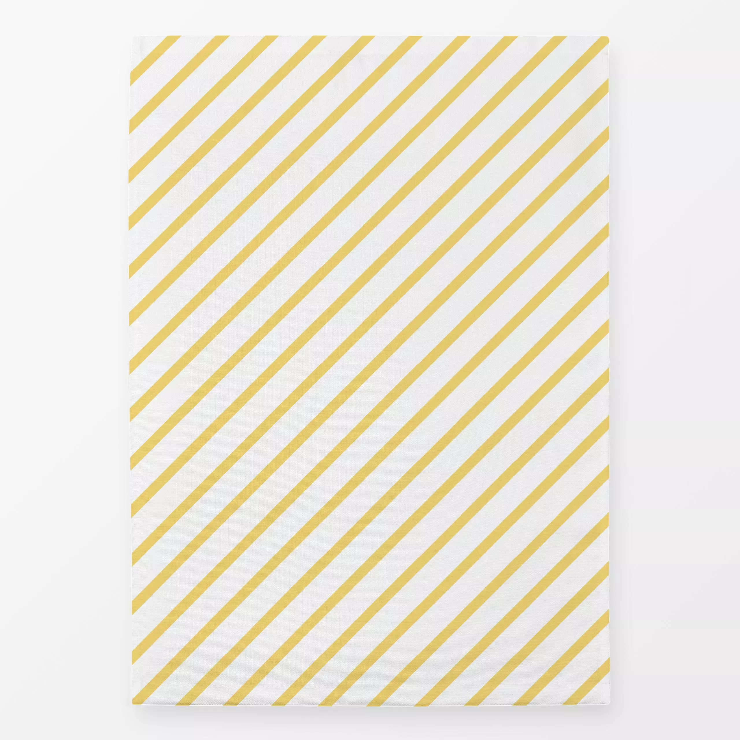 Geschirrtücher Diagonale Streifen Gelb - Frühling, Symbole & Muster - von „Anna Petersen"; minimal, Streifen, Kissen, Sommer...