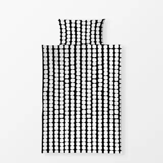 Bettwäsche Muster Punkte Dots weiss