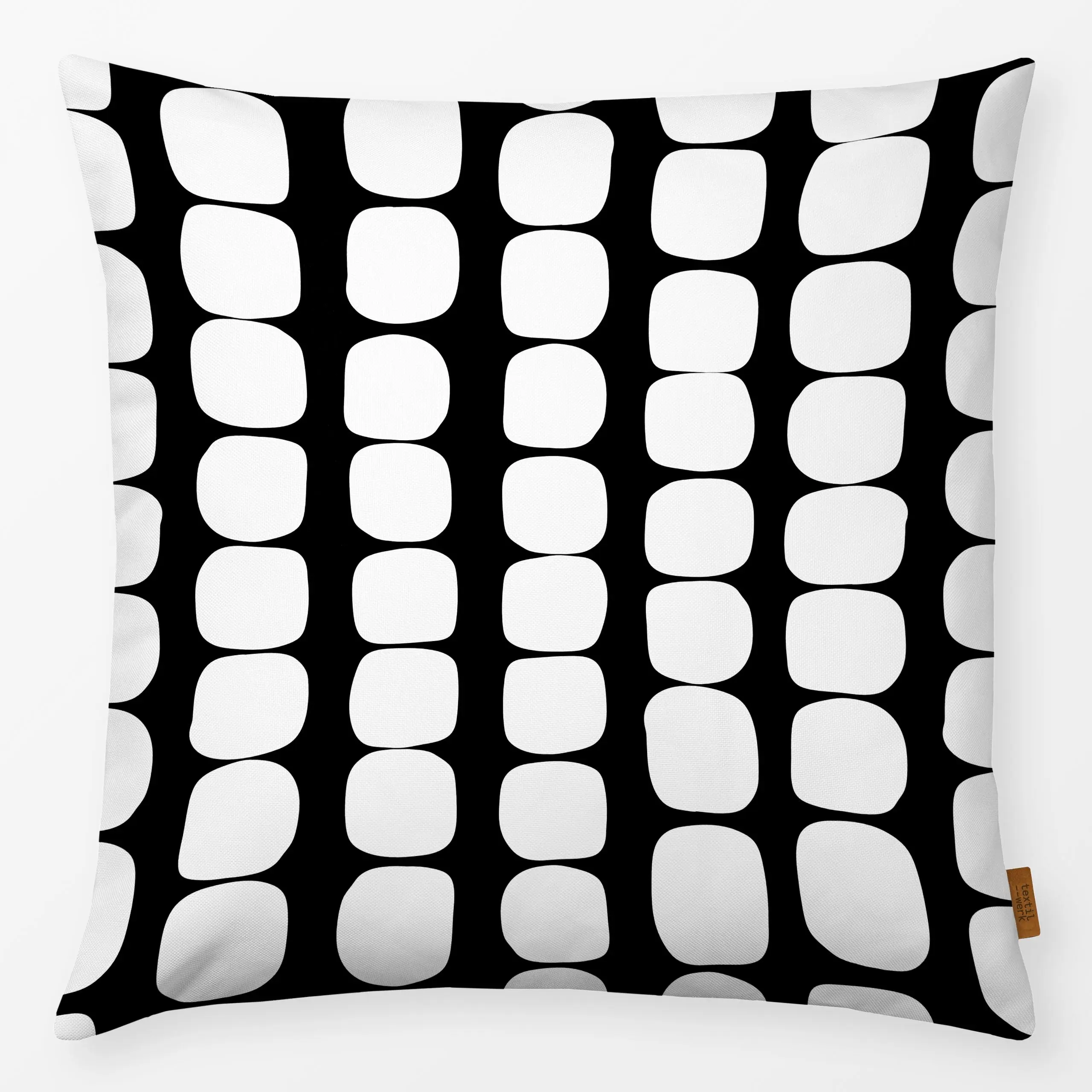 Kissen Muster Punkte Dots weiss - Symbole & Muster - von „Heyduda"; Muster, Punkte, skandinavisch, Hygge, Weihnachten, moder...