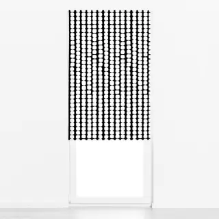 Raffrollo Muster Punkte Dots weiss