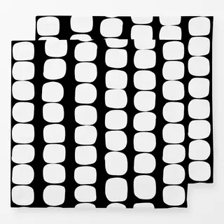 Servietten Muster Punkte Dots weiss