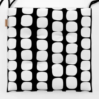 Sitzkissen Muster Punkte Dots weiss