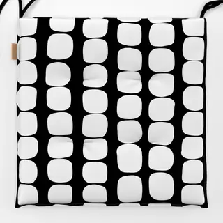 Sitzkissen Muster Punkte Dots weiss