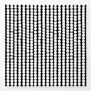 Tischdecke Muster Punkte Dots weiss