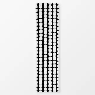 Tischläufer Muster Punkte Dots weiss