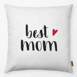 Kissen Best Mom offwhite