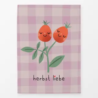Geschirrtücher Herbstliebe Hagebutte