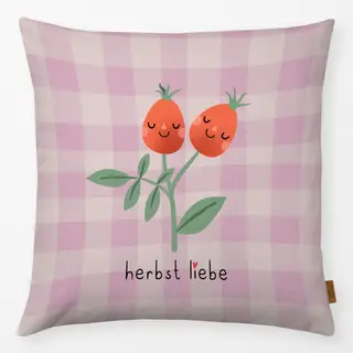Kissen Herbstliebe Hagebutte