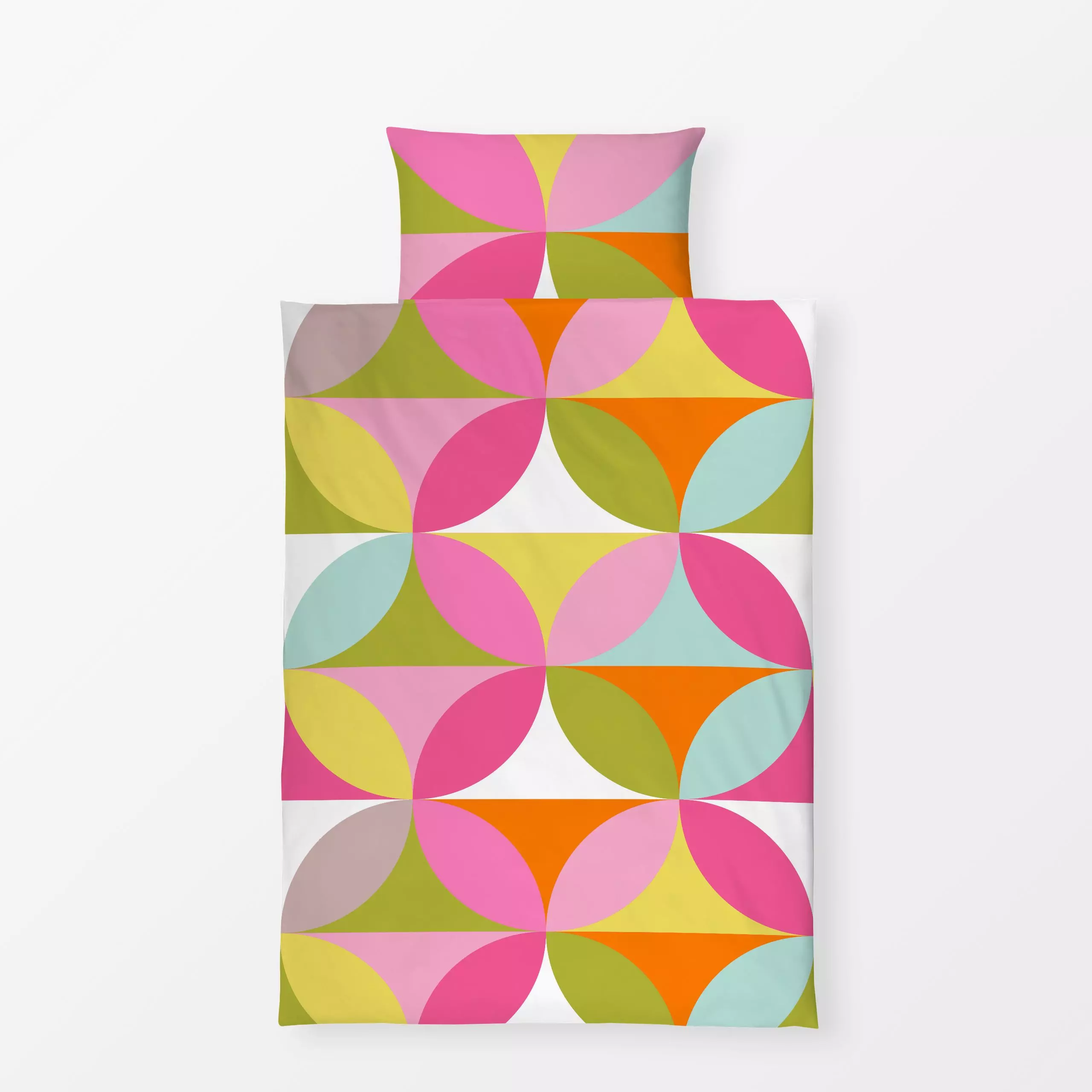 Bettwäsche Happy Summer 10 - Sommer, Symbole & Muster, Retro & Vintage - von „Uta Naumann"; boho, abstrakt, Retro, Geometris...