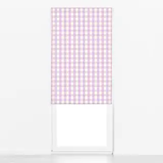 Raffrollo Kariert Lila