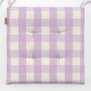 Sitzkissen Kariert Lila