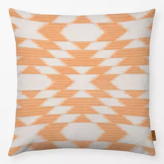 Kissen Diamonds Ikat Orange