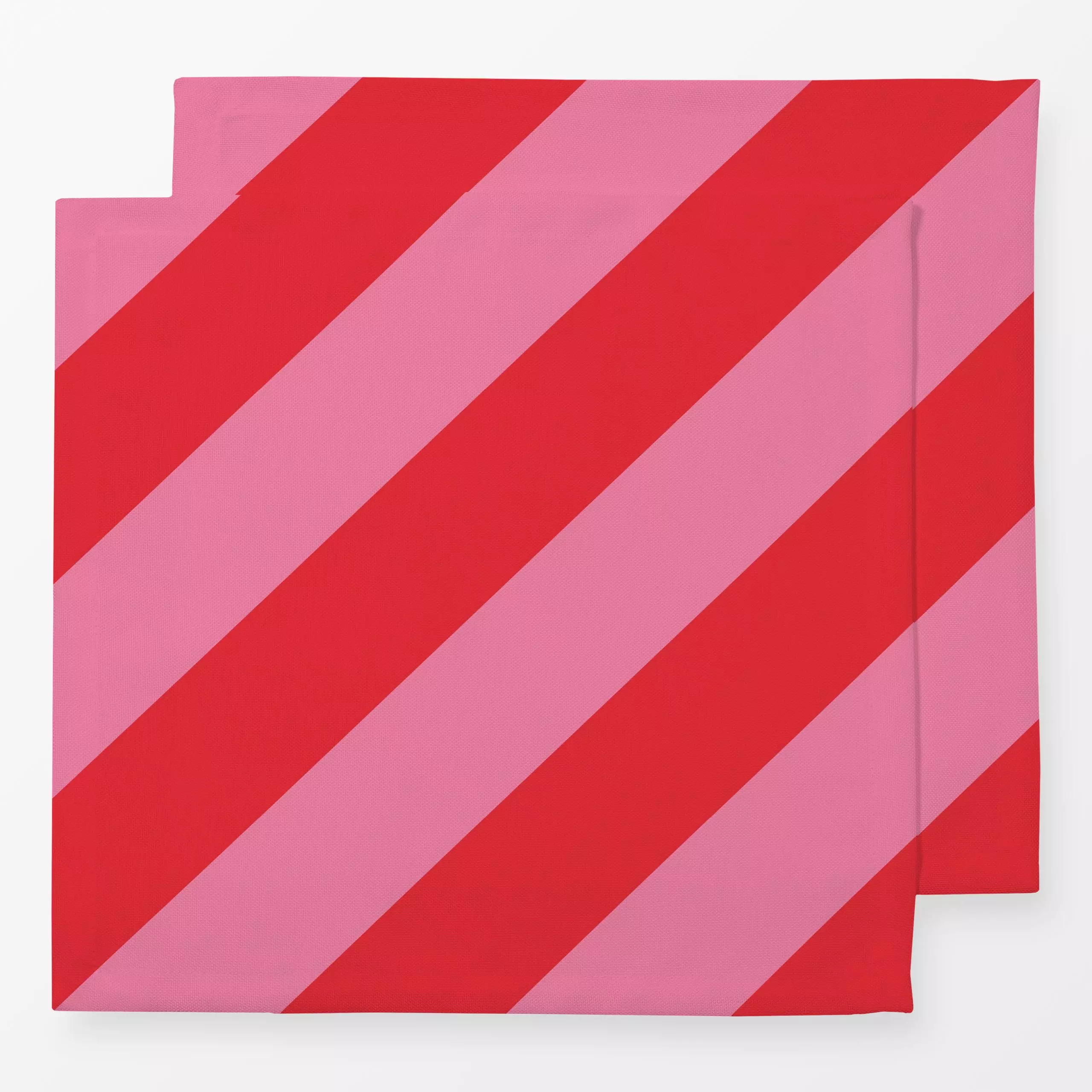 Servietten Stripes Rot Pink - Symbole & Muster - von „Kruth Design"; Muster, Streifen, bunt, Weihnachtsdeko, winterdeko, Her...