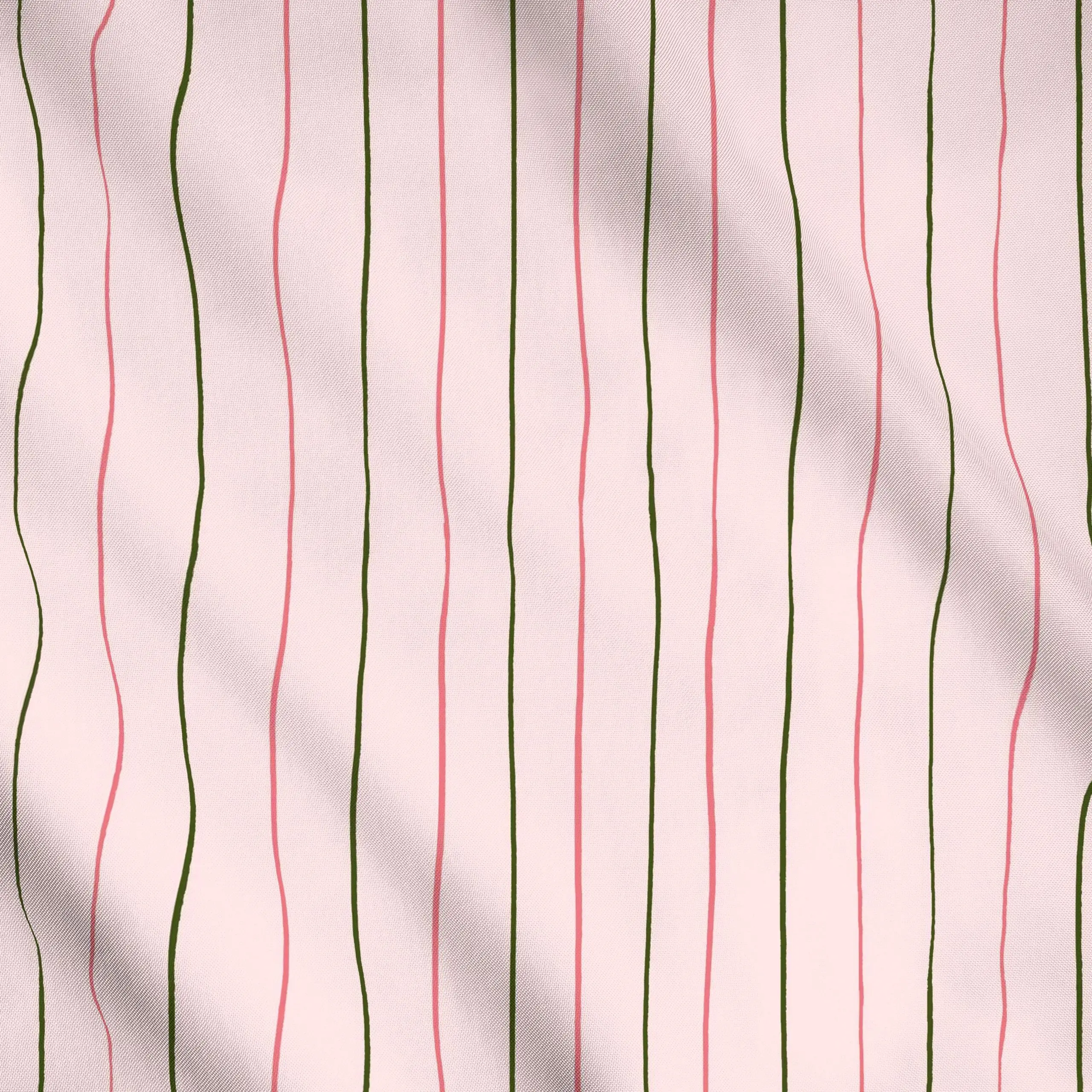 Meterware Summer Stripes - Symbole & Muster - von „By Anna Sienna"; Muster, linie, Linien, pink, organisch, gestreift