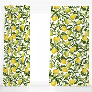 Dekovorhang Zitronen Limonade 6