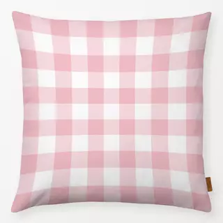 Kissen Rosa Weiß Gingham Grid 3