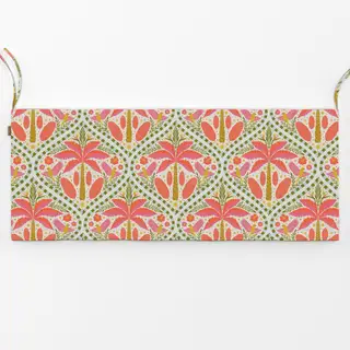 Bankauflage Tropical Summer Creme Pink