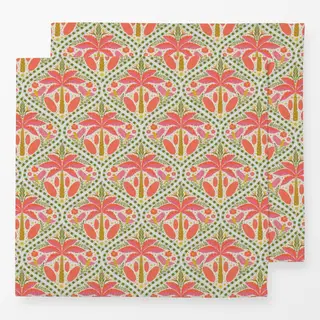 Servietten Tropical Summer Creme Pink