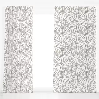 Dekovorhang Tender Touch White