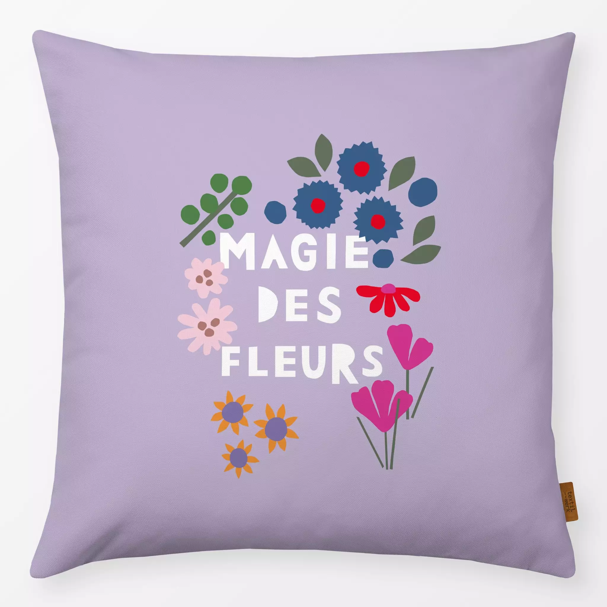 Kissen Kissen Magie des Fleurs flieder