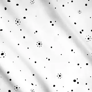 Meterware Sun Dots | schwarz weiss