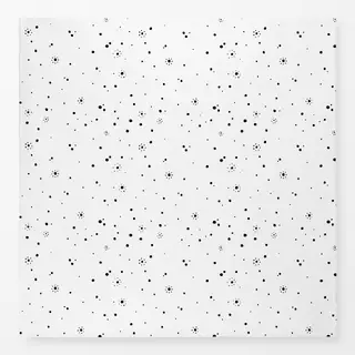 Tischdecke Sun Dots | schwarz weiss