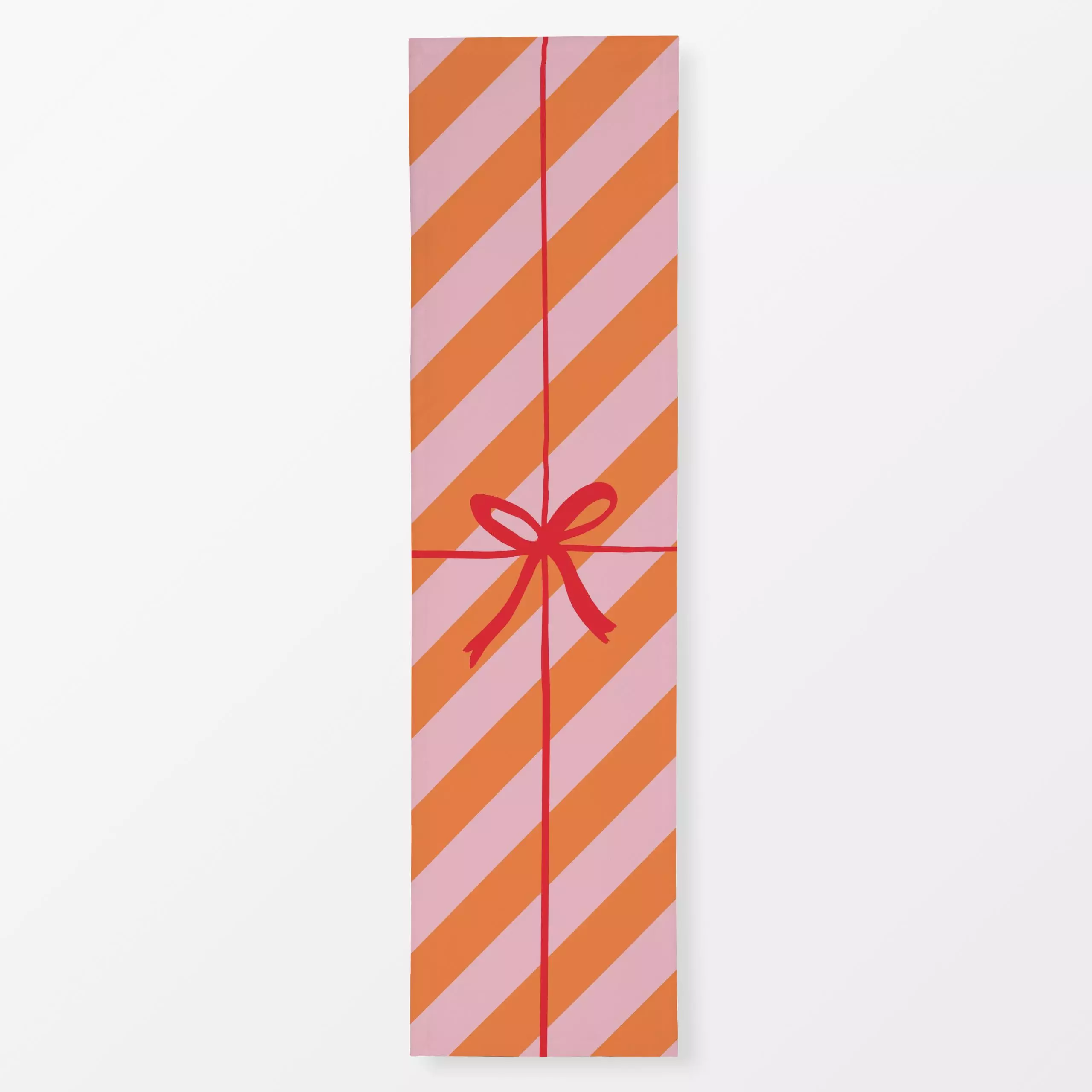 Tischläufer Geschenk Rosa Orange - Weihnachten, Anlässe - von „Kruth Design"; Streifen, Weihnachten, Geschenk, weihnachtlich...