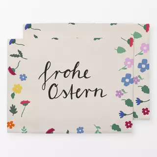 Tischset Frohe Ostern Blumen