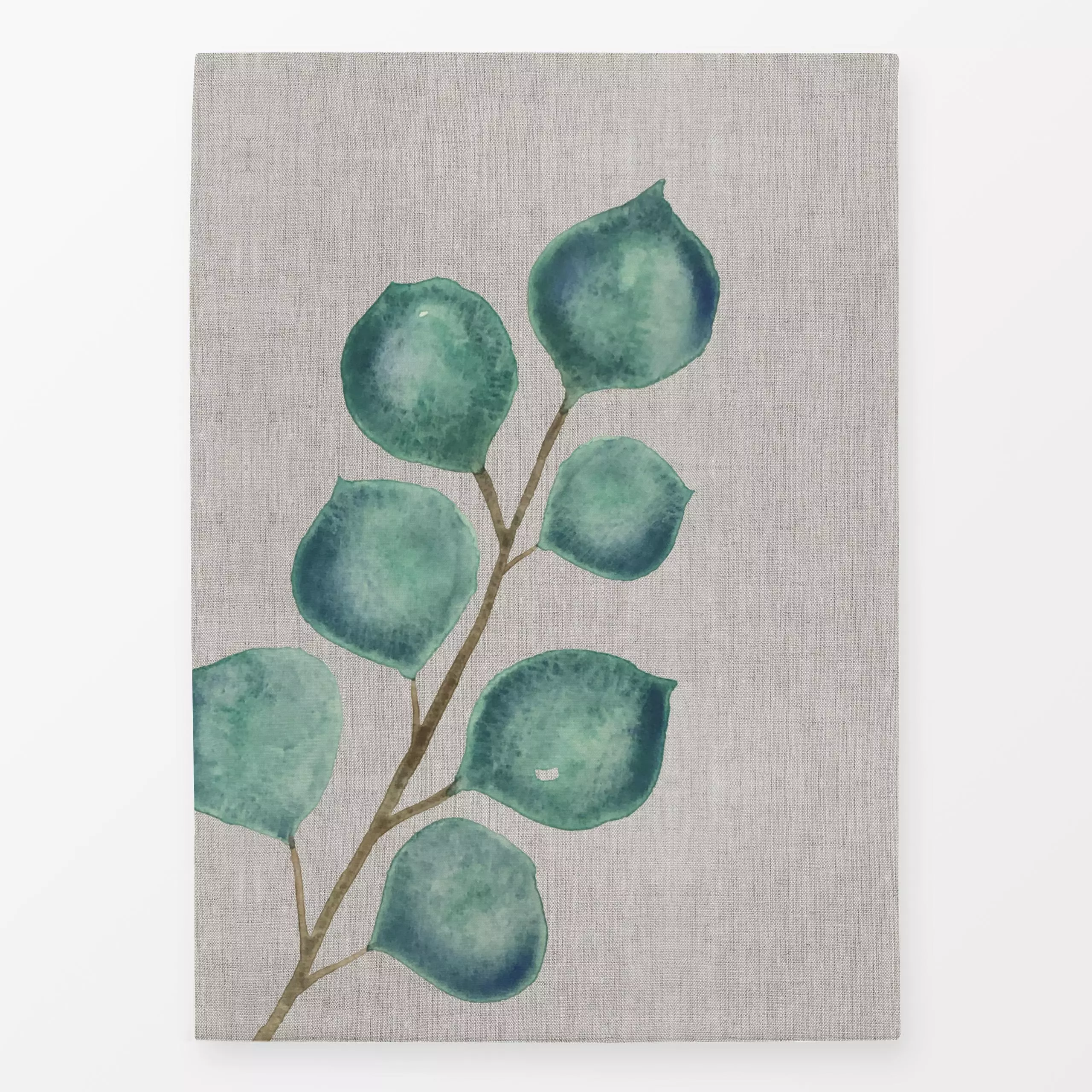 Geschirrtücher Foliage Eucalyptus Painting - Blumen & Florales, Frühling, Pflanzen & Botanik - von „Bloomery Decor"; boho, P...
