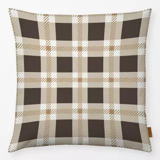 Kissen Plaid espresso