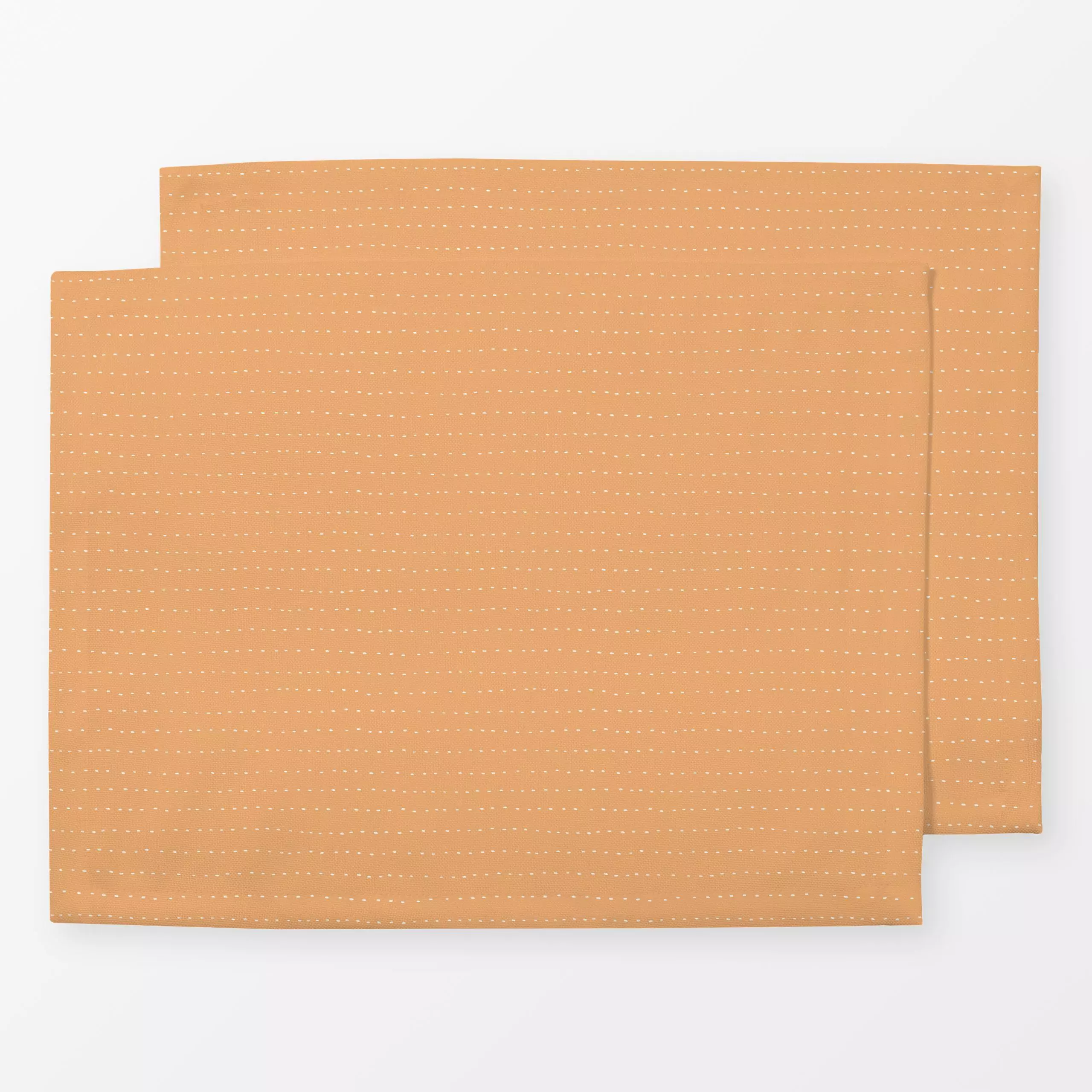 Tischset Streifen Striche gelb beige, gemustert, Sommer, von Kathrin Woo