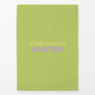 Geschirrtücher Lieblingsplatz Garten grün