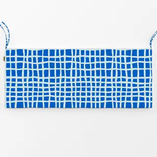 Bankauflage Ungerade-Linien-blau