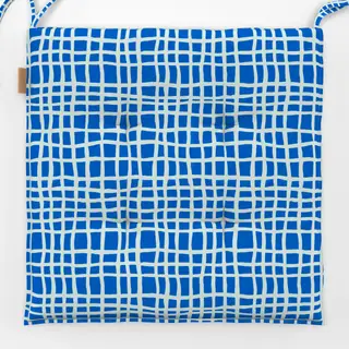 Sitzkissen Ungerade-Linien-blau