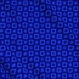 Meterware Abstract Sun Pattern navy