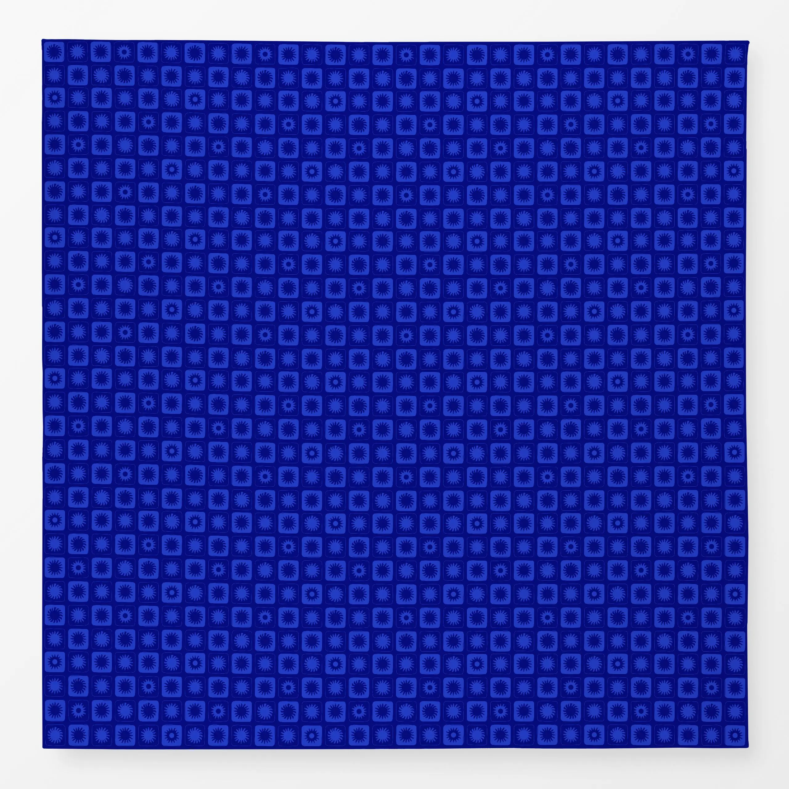 Tischdecke Abstract Sun Pattern navy - Natur & Landschaft, Sommer, Symbole & Muster - von „Karen Menzenbach"; boho, Meer, So...