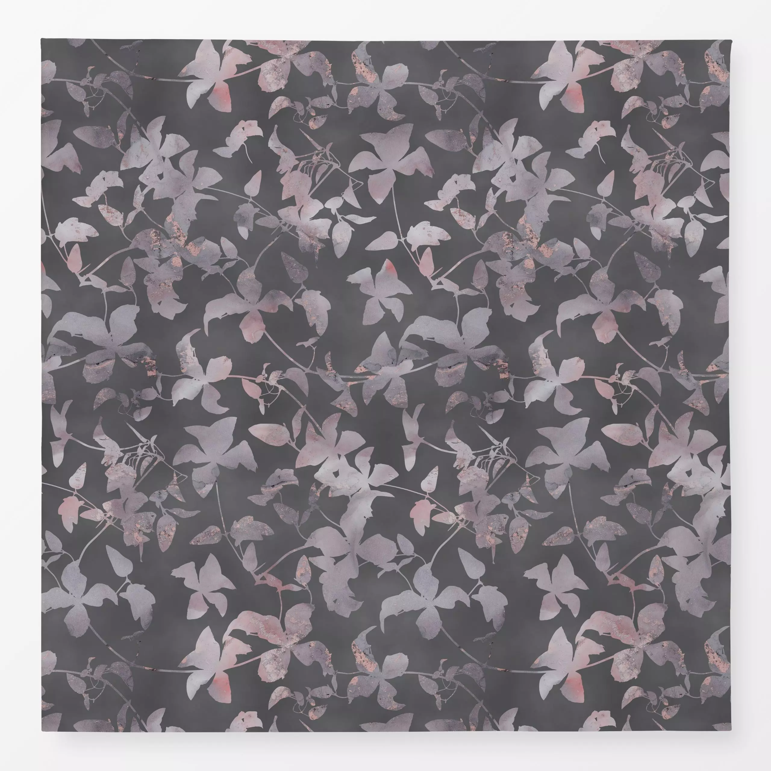 Tischdecke Clematis Minimalistic pink, Blumen, von Andrea Haase