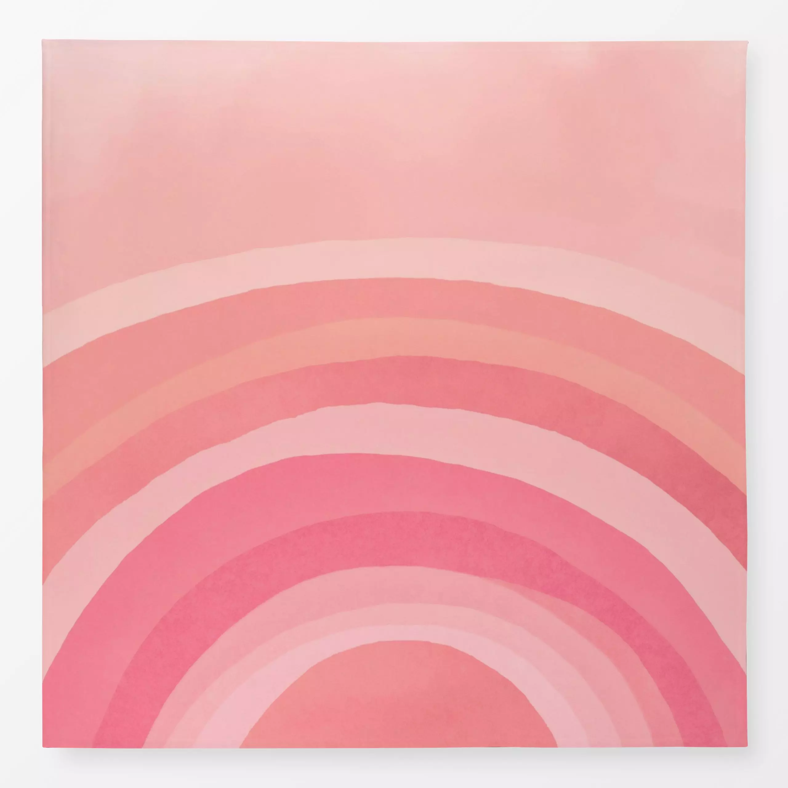 Tischdecke Happy Rainbow Pink, fürs Kinderzimmer, von Andrea Haase