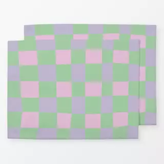 Tischset Lively Check (pastel)