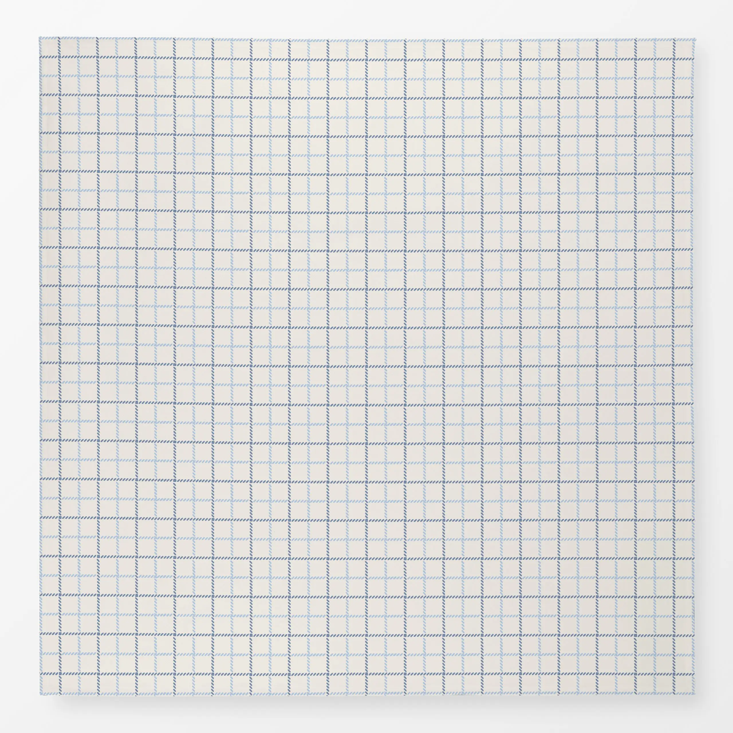 Tischdecke Linien Karo Blautöne, gemustert, Ostern, von Laurella Vie Studio